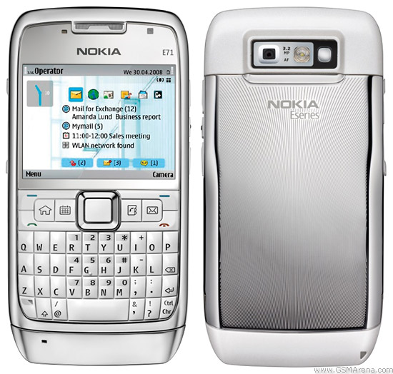 nokia E71 color white on 8000 tk.....01676041294 large image 0