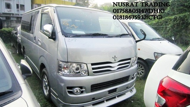 READY AT DHAKA..... HIACE SUPER GL 2008 SILVER COLOR  large image 0