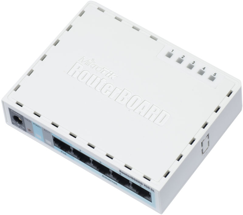 Mikrotik RB750GL GIGABIT PORT 400 MHz Processor  large image 0