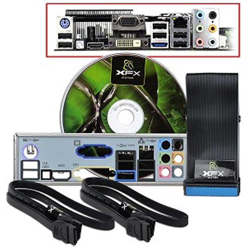 XFX 9300 GeForce Motherboard 01671421503 large image 1