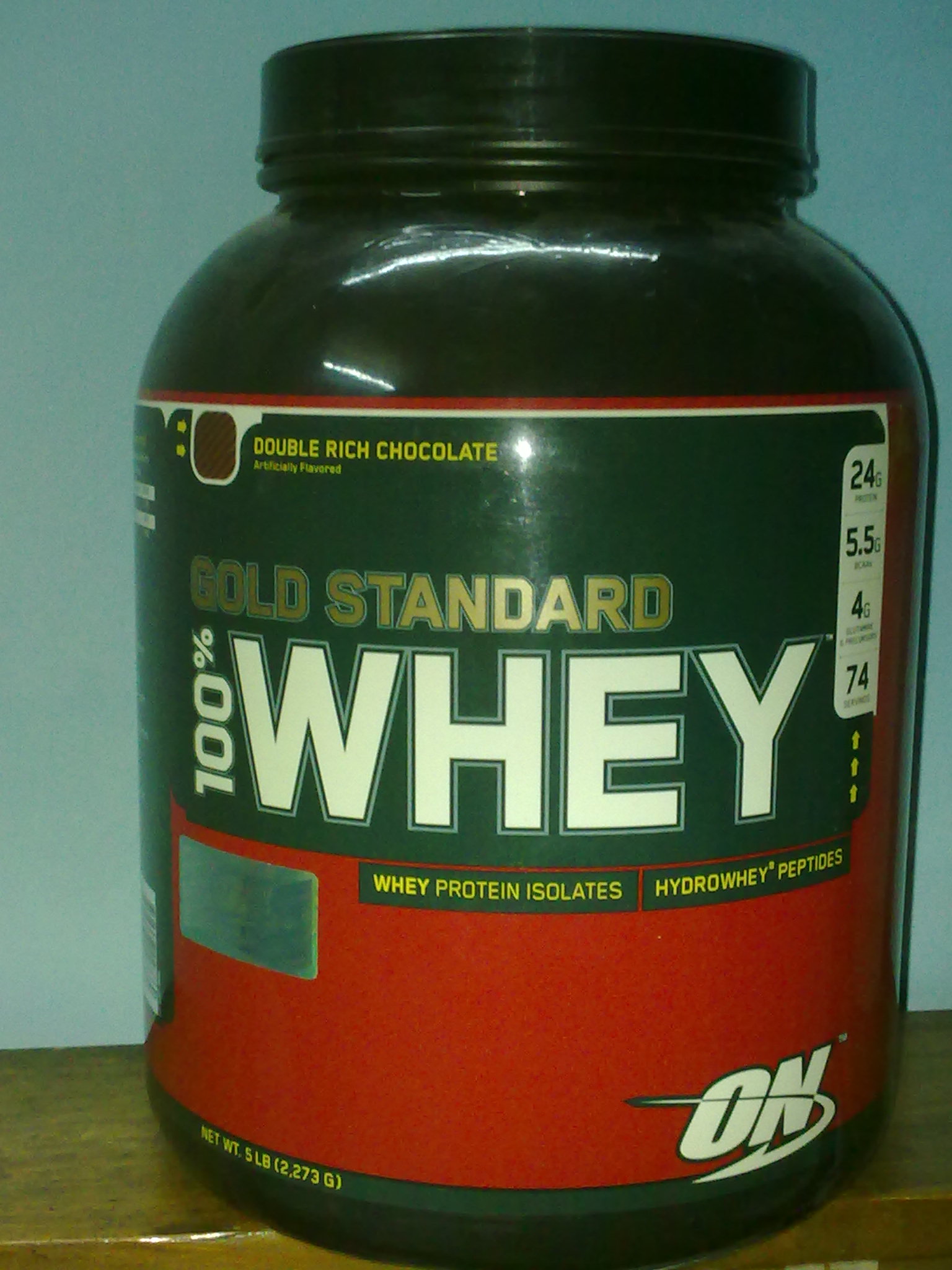 100 whey Gold standard large image 0