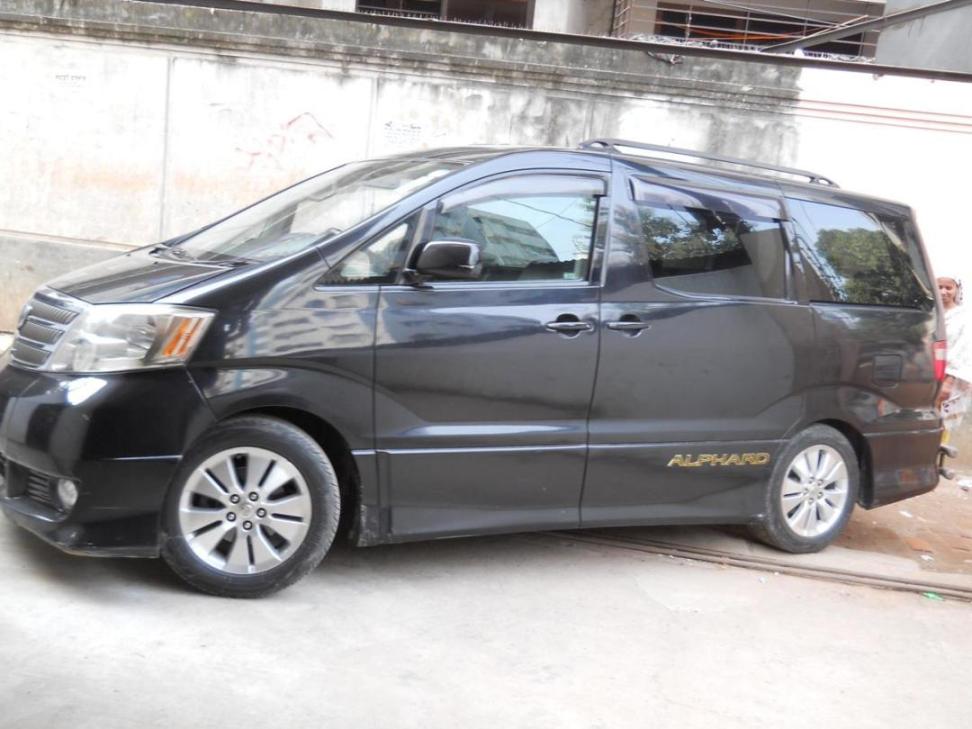 Toyota Alphard 2003 Black large image 0