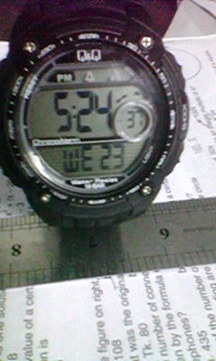 QnQ ORIGINAL DIGITAL WATCH large image 0