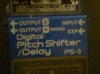 BOSS DIGITAL PITCH SHIFTER DELAY PS3