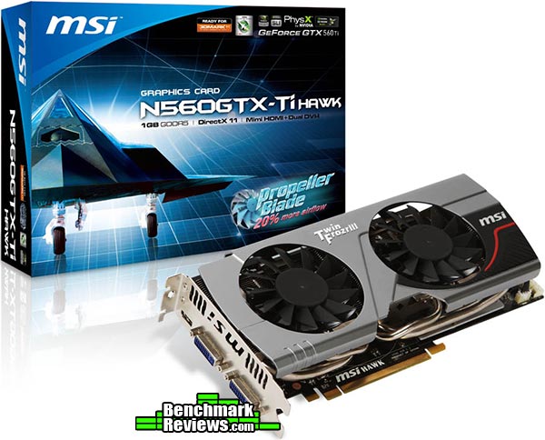 MSI N560GTX-Ti Hawk Graphics card large image 0