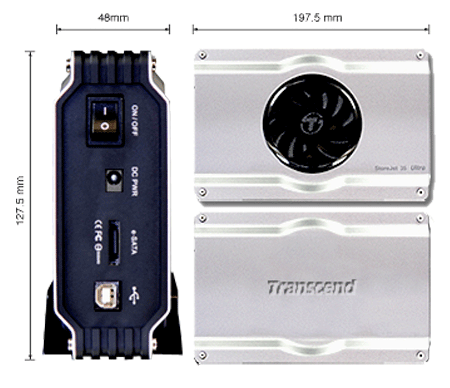 Transcend 35U External HDD New 1 month used  large image 0