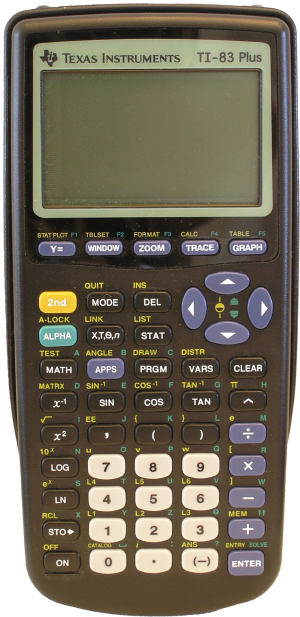 Texas Instruments Graphical Calculator Ti-83 plus large image 0