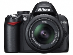 Nikon D3000 with AF-S 18-55mm VR Kit Lens Tamron 70-300mm large image 0