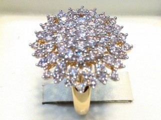 EXCLUSSIVE DESIGNERS LADIES DIAMOND RING FORM TURKEY RARE