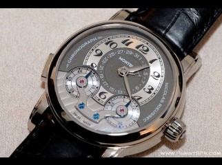 montblanc automatic white color black balt.