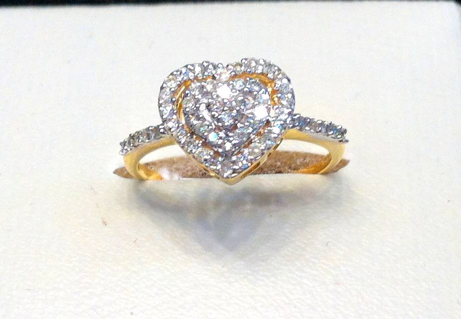 Love Symbol DIAMOND RING VS 1 large image 0