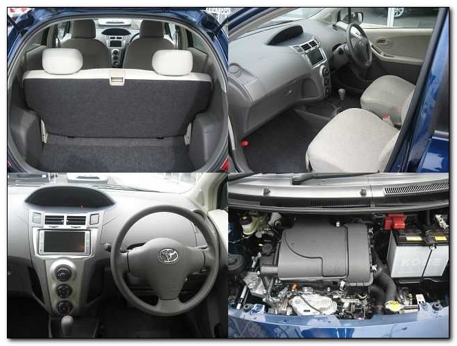 toyota vits 2008 royal blue large image 0