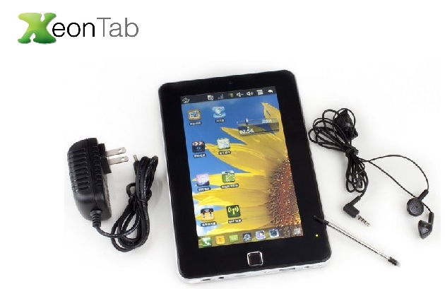 XeonTab Android Tablet PC with Phone function and 3G large image 0