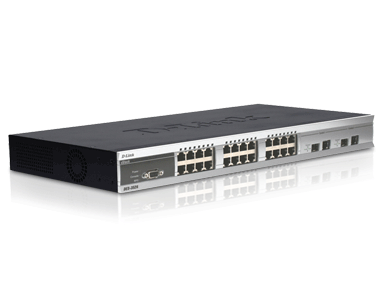 DES-3526 xStack Managed 26 Port Fast Ethernet Stackable L2 S large image 0