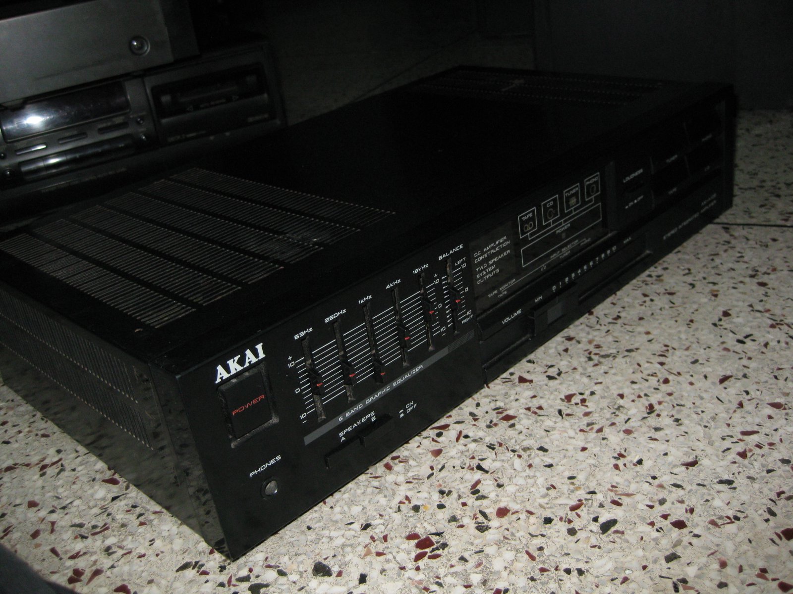 Stereo System 1pair speaker Amp EQ Deck-set large image 0