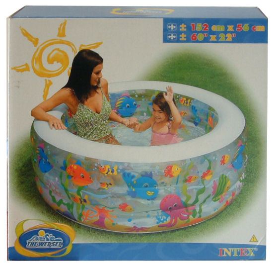 AQUARIUM 3 RING PADDLING POOL large image 0