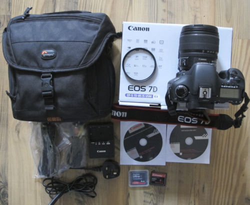 Canon Eos 7d Kit w ES-S 15-85 IS Lens  large image 0