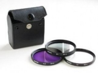 58mm 3-Piece Digital Multi-Coated Filter UV FLD CPL Filter large image 0