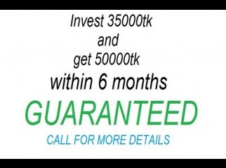 invest 35000tk get 50000tk in 6 months see details.....