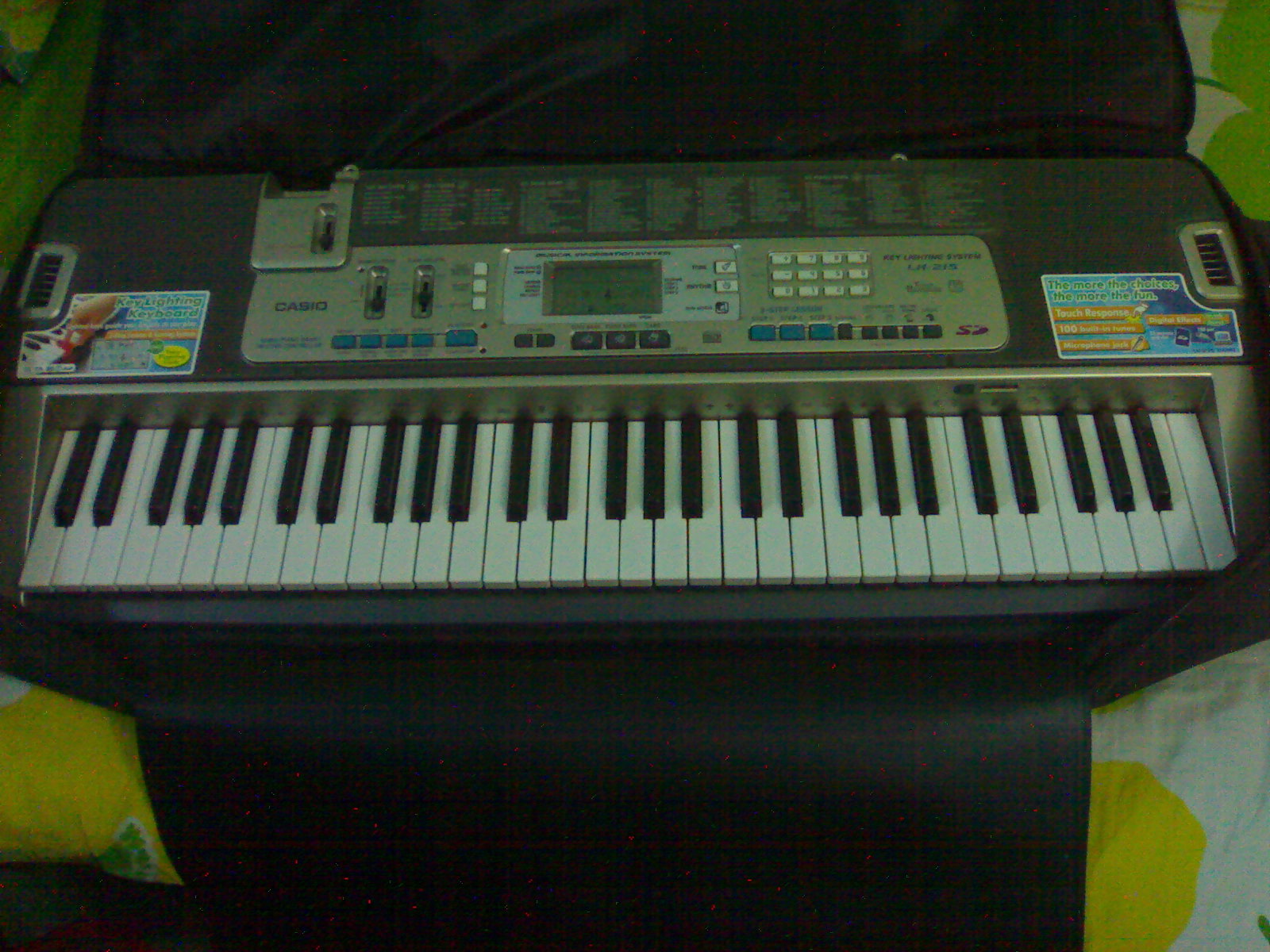 CASIO LK 215 Key Lighting Keyboard With Touch Sensitive Ke