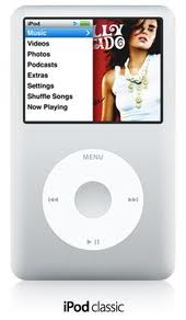 apple white ipod80GB argent large image 0