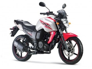 YAMAHA FZ-S RED AND WHITE 