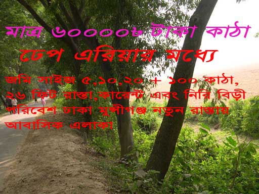 Urgent sell 10 katha land near Bashundhara River view large image 1
