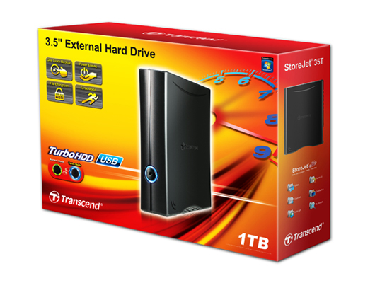 Transcend StoreJet 35T 1TB External Hard Drive For Sale large image 0