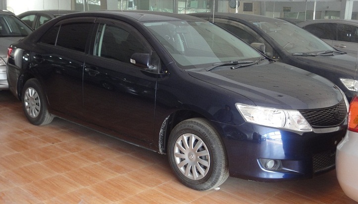 Toyota Allion 2009 deep-bnewlue color A15 large image 0