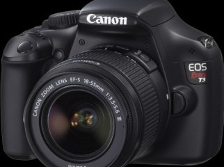 Canon EOS Rebel T3 12.2MP DSLR Camera18-55mm 55- 250mm