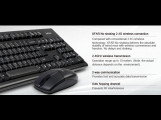 A4TECH 3100N Wireless keyboard mouse 