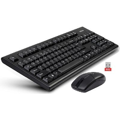 A4TECH 3100N Wireless keyboard mouse  large image 1