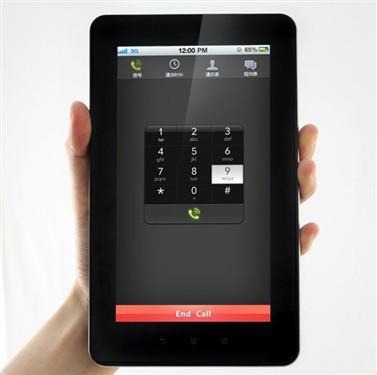 7 inch Android Touch Tab with sim support large image 1