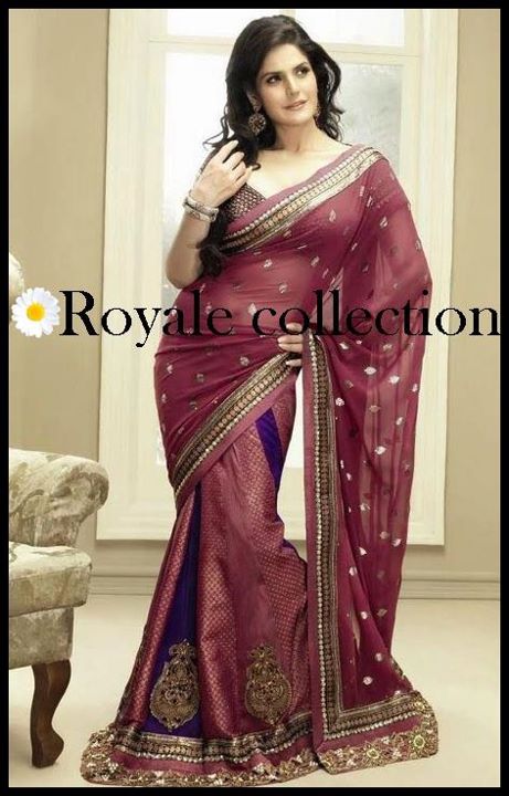 Zerin khan EXCLUSIVE Dersigner lehenga saree large image 0