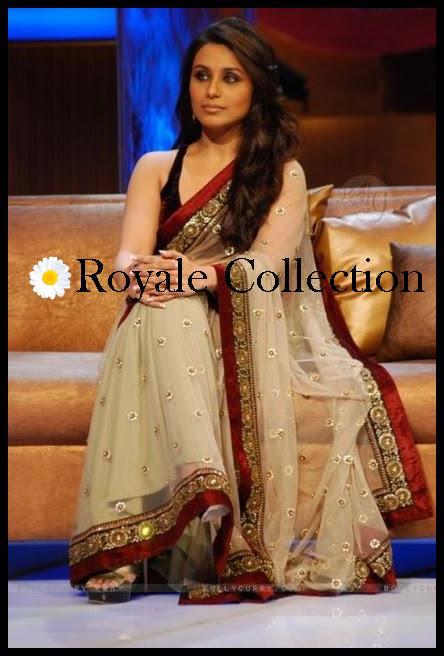 Rani mukharjee s exclusive saree large image 0