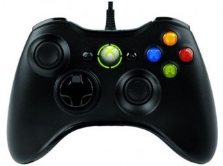 X-Box 360 wired Controller Black