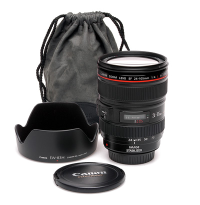 Canon 24-105mm f4 L-series USM lens large image 0