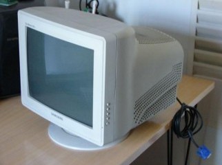 samsung crt monitor white.