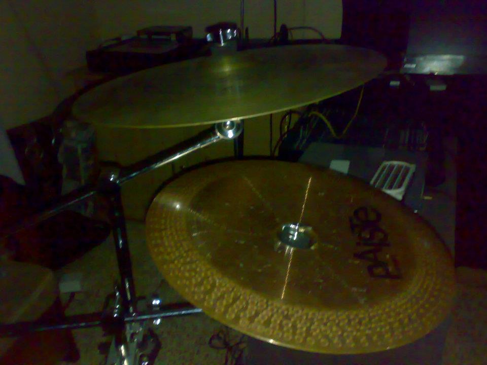 Cymbal with Boom stand and clamp large image 0