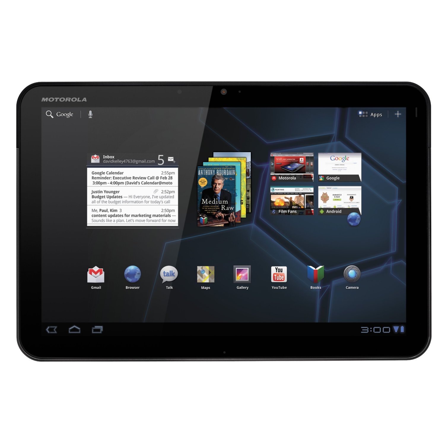 Motorola Xoom MZ604 32GB Wifi only large image 0