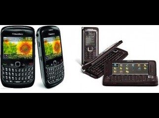 Nokia e90 and BlackBerry Curve 8520 2in1 package 
