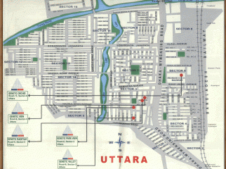 4 KATHA PLOT AT UTTARA SECTOR 5 - CONTACT MIZAN 01915461521.