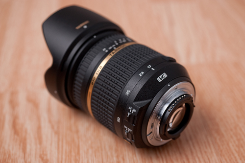 Tamron lens 17-50 Vc for canon with Marumi 72mm C-polarizer large image 0