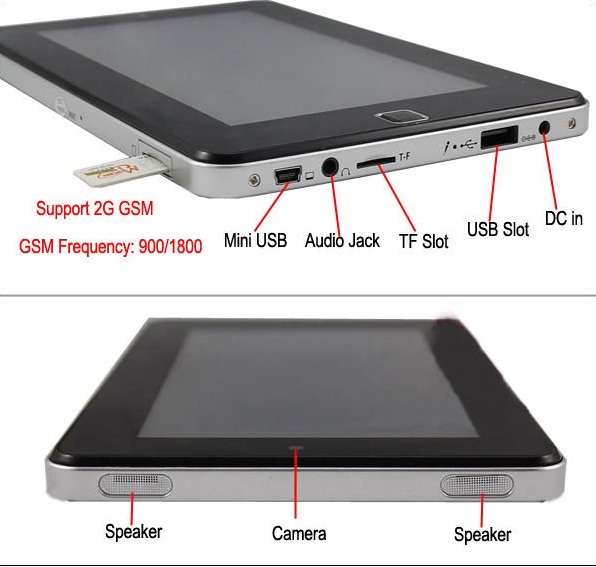 Phone Call Use Internet By SIM 7 GSM Tablet Pc large image 1