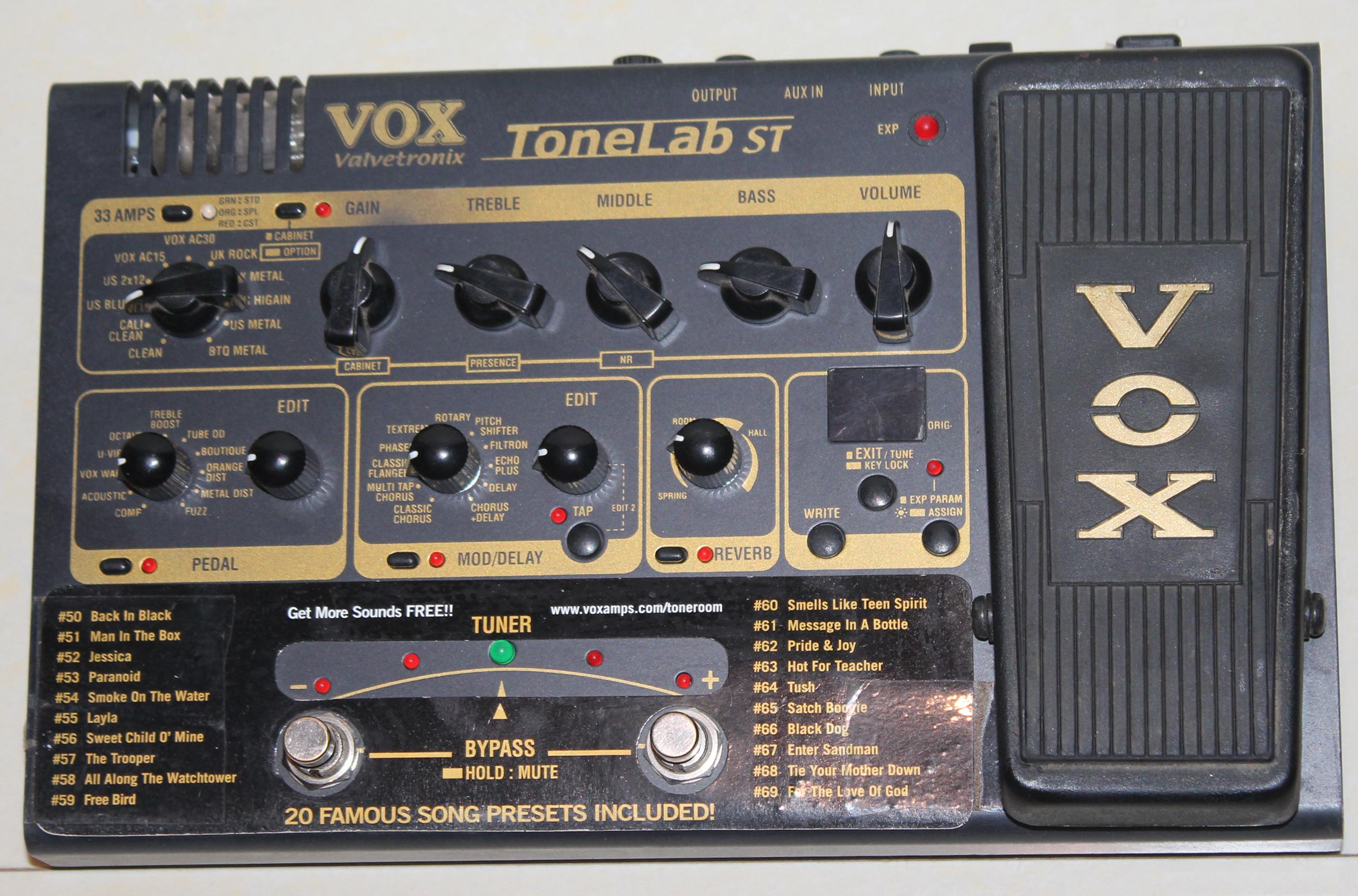 VOX Tonelab ST Tube Processor  large image 0