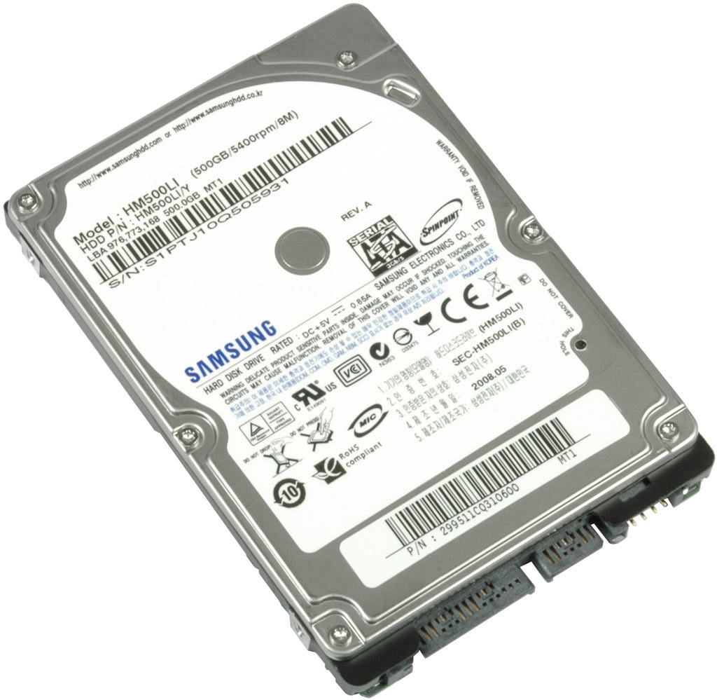 Samsung 500GB Laptop netbook HDD SATA  large image 0