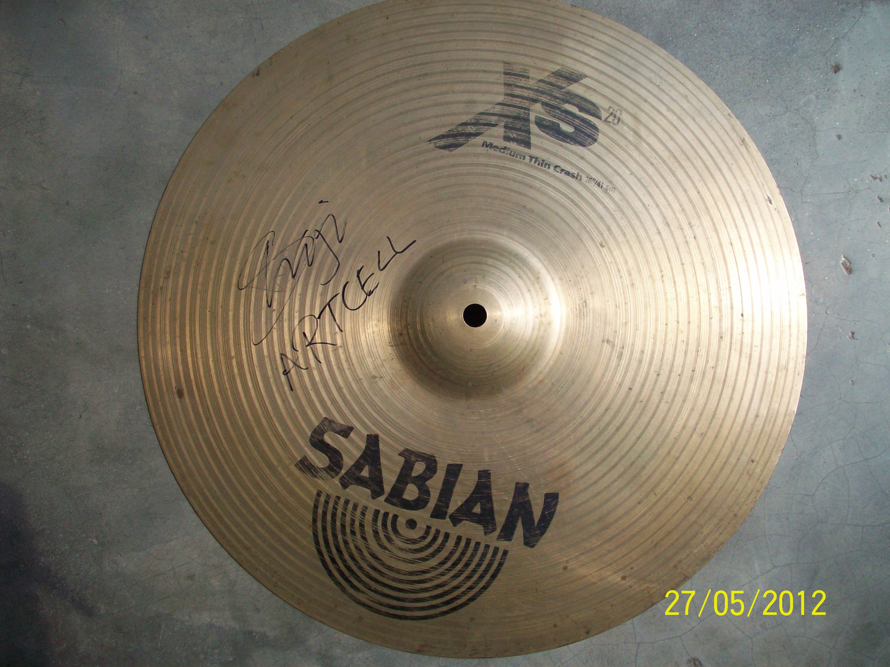 Sabian XS20 inch Crash cymbal with new Maxtone boom Stand large image 0