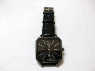 CK BELT WATCH WITH DATE