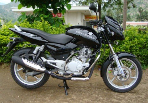 Bajaj pulser 150cc black large image 0