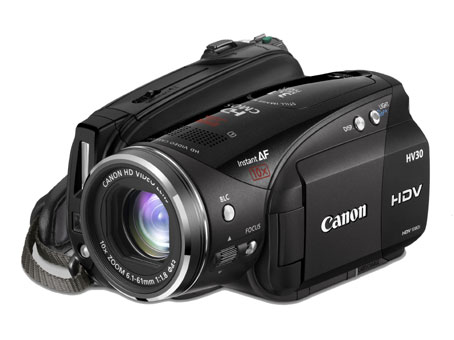 Canon VIXIA HV30 Camcorder large image 1